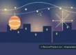 Original AI-created illustration of festive lights and seasonal decorations in a Thailand-inspired urban setting; does not show any specific event or year