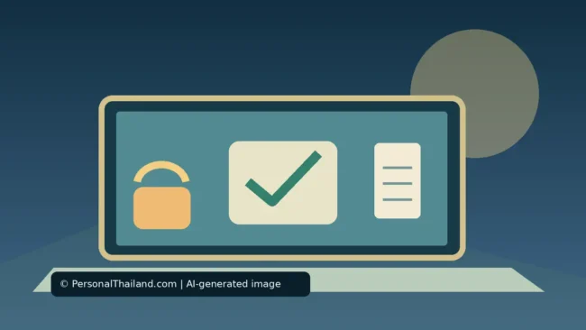 Illustrative concept for Software Licensing in Thailand: A Practical Compliance Checklist for Businesses; AI-generated image