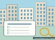 Illustration of Pattaya condominiums, a checklist, and apartment keys