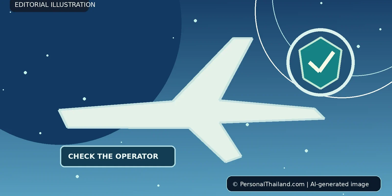 Airline Safety in Asia: What to Check Before Flying from Thailand (illustration) Concept illustration for Airline Safety in Asia: What to Check Before Flying from Thailand; AI-generated image