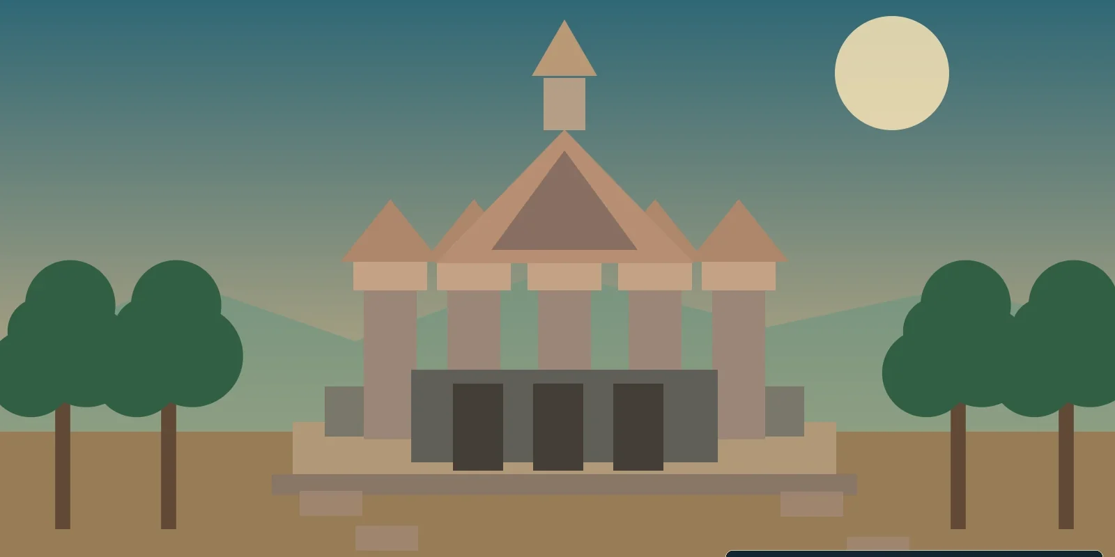 Nakhon Ratchasima Travel Guide: Korat, Phimai and Khao Yai (illustration) Stylised ancient Khmer stone sanctuary inspired by Phimai Historical Park in Nakhon Ratchasima, AI-generated illustration